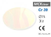 Cr 39 Clear MCK C71 B2 UV Filtre