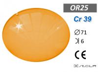 Cr 39 OR25 Turuncu C71 B6 UV Filtre