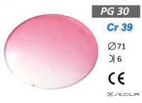 Cr 39 PG30 Pembe Degrade B6 C71 UV Filtre