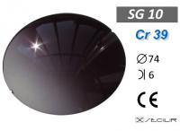 Cr 39 SG10 Füme Deg C74 B6 UV Filtre