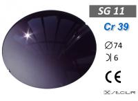 Cr 39 SG11 Füme Deg C74 B6 UV Filtre
