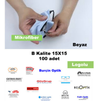 Mikrofiber B Beyaz MB15 A100 Logolu