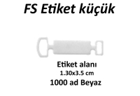 Fiyat Etiket FS Beyaz Küçük A1000