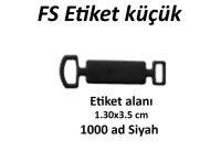 Fiyat Etiket FS Siyah Küçük A1000