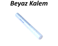 Beyaz Keçeli Kalem Kalın