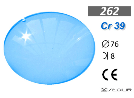 Cr 39 262 Mavi C76 B8 UV Filtre