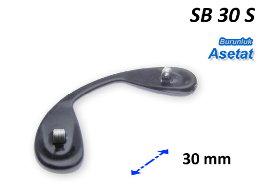 Gözlük Plaket SB30 Siyah X2