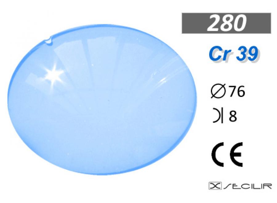 Cr 39 280 Mavi C76 B8 UV Filtre