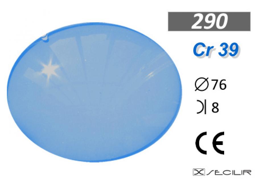 Cr 39 290 Mavi C76 B8 UV Filtre