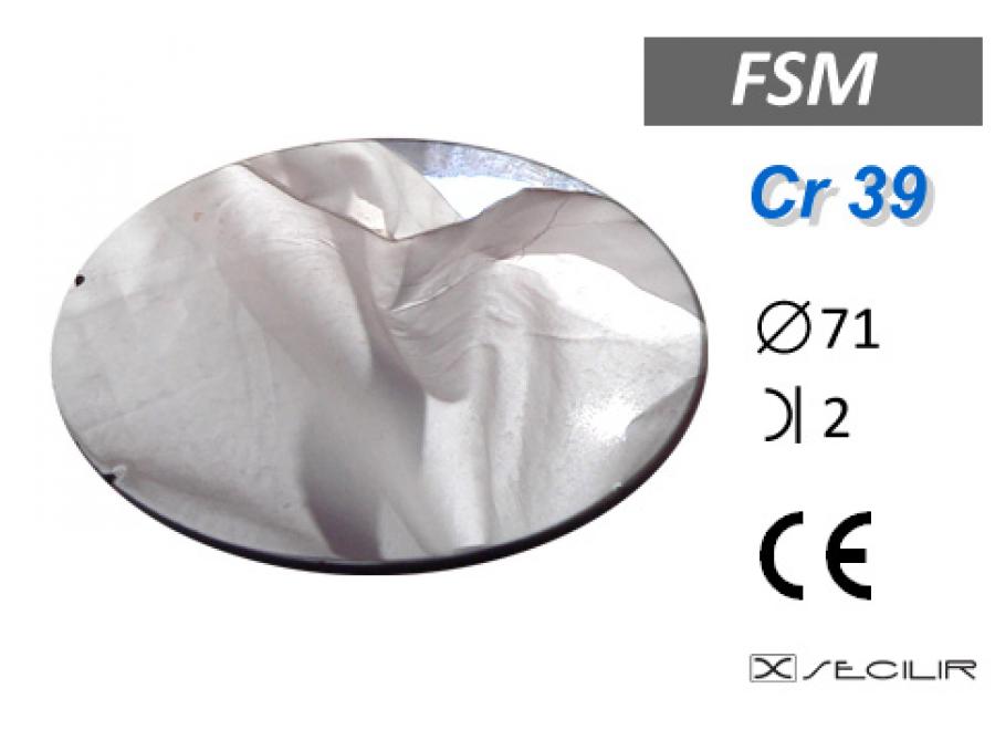 Cr 39 FSM Gümüş C71 B2 UV Filtre