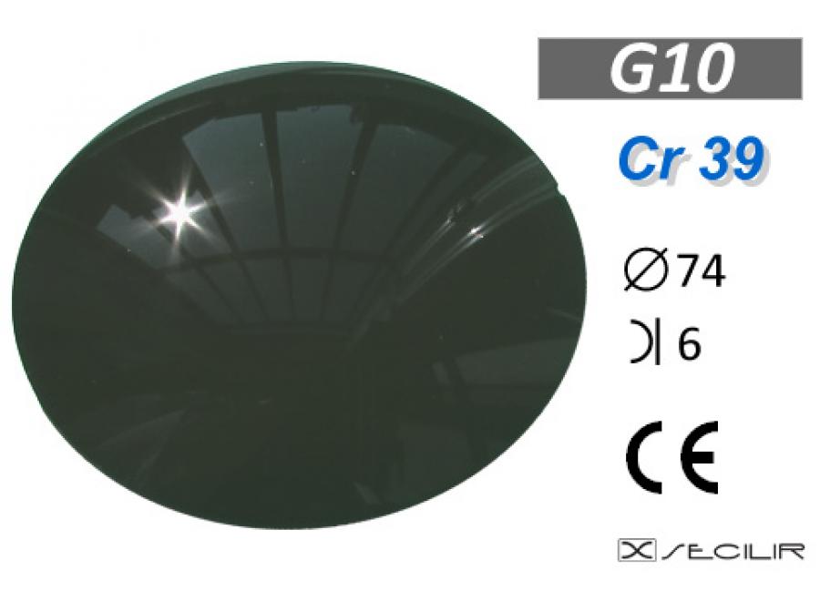 Cr 39 G10 Yeşil C74 B6 UV Filtre