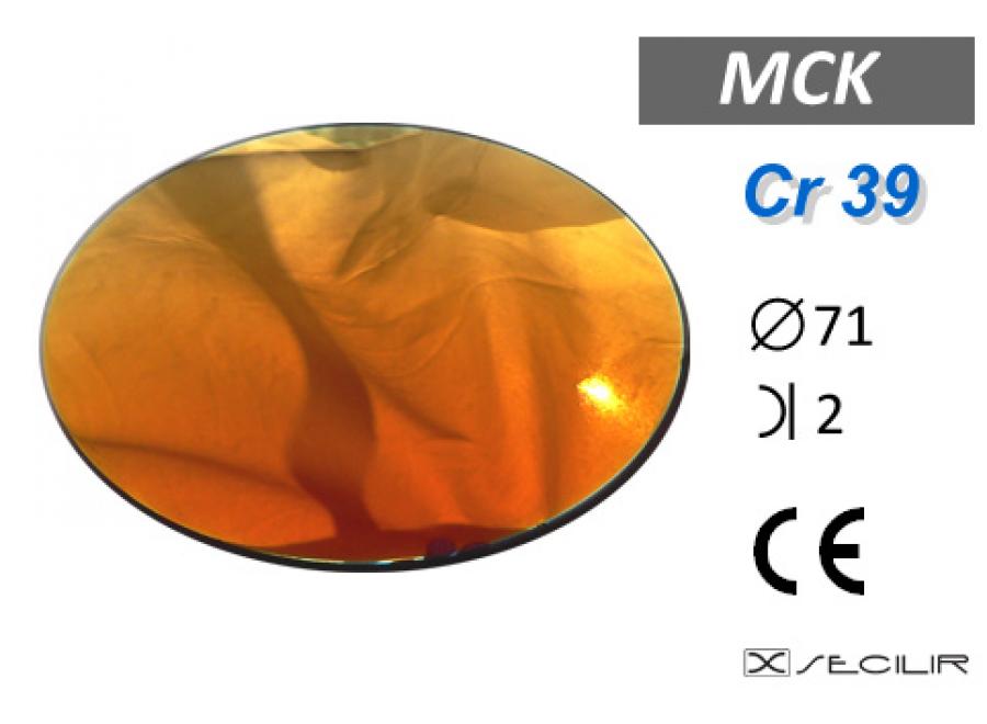 Cr 39 MCK Kırmızı C71 B2 UV Filtre