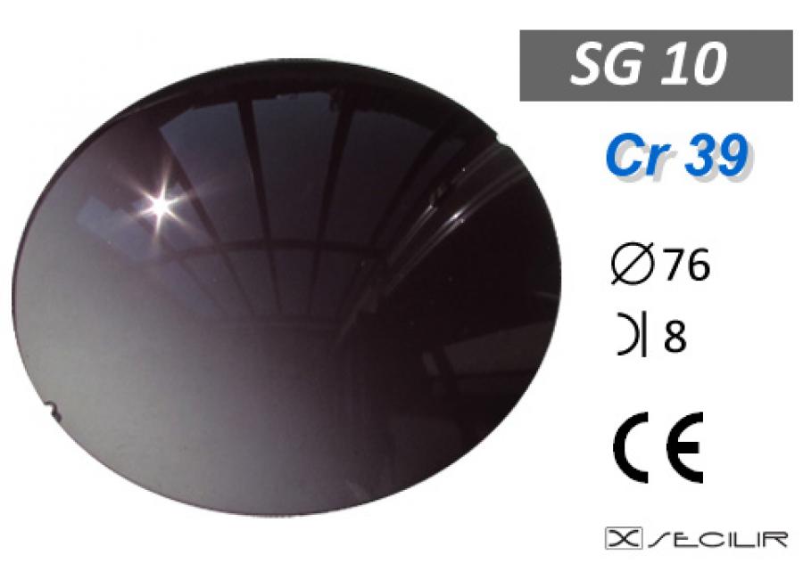 Cr 39 SG10 Füme Deg C76 B8 UV Filtre