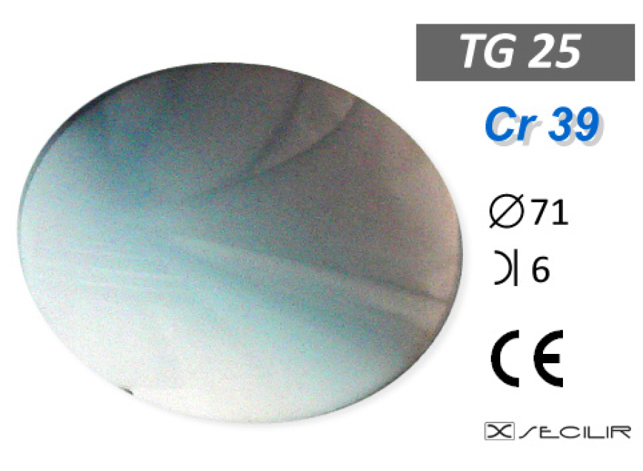 Cr 39 TG25 İnSide(İÇ) A.r. Turkuaz Degrade B4 C71 UV Filtre