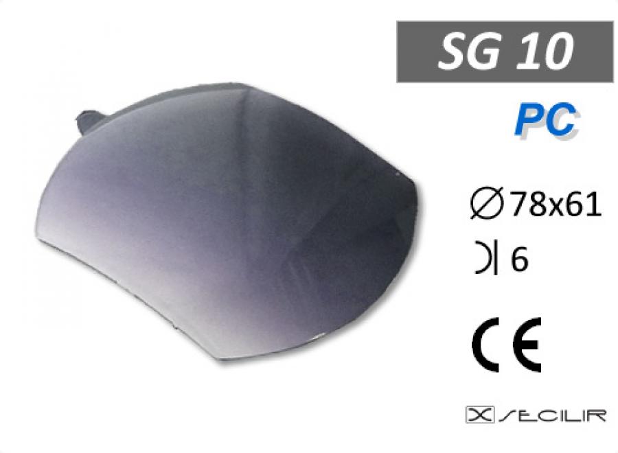 PC SG10 Füme Deg. C78x61 B6 UV Filtre