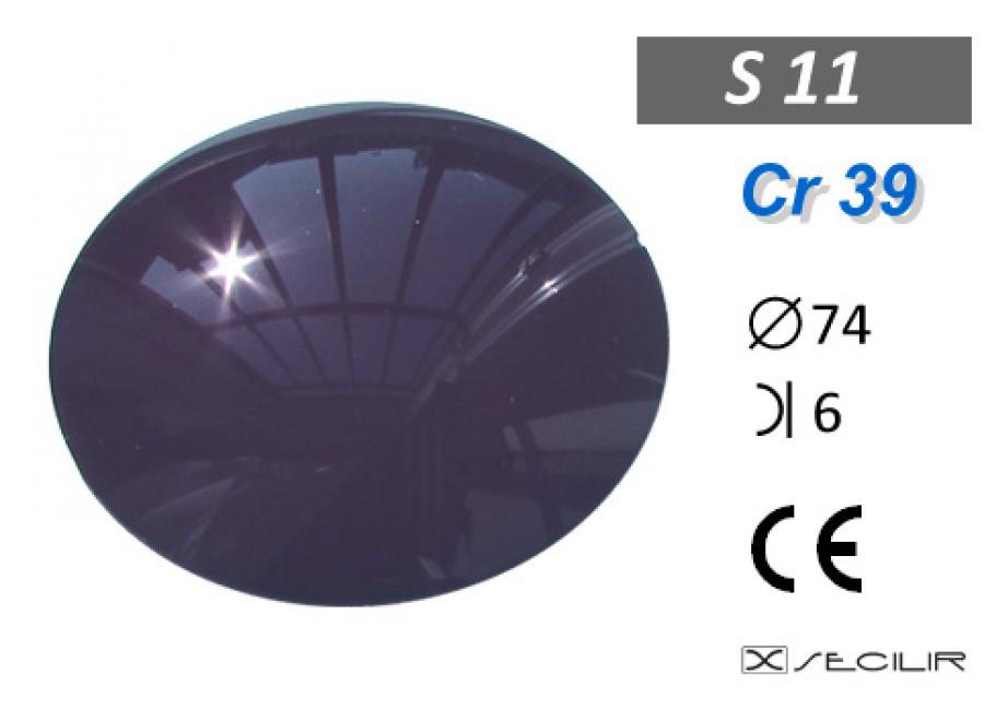 Cr 39 S11 Füme C74 B6 UV Filtre